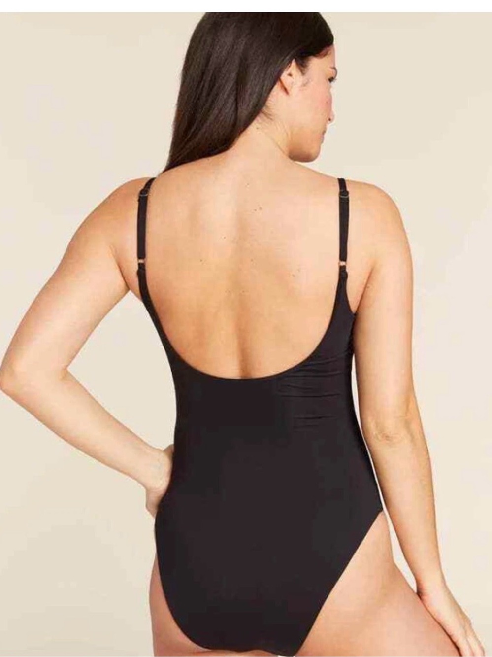 Andie Black One-Piece Cutout Swimsuit - Picture 2 of 11